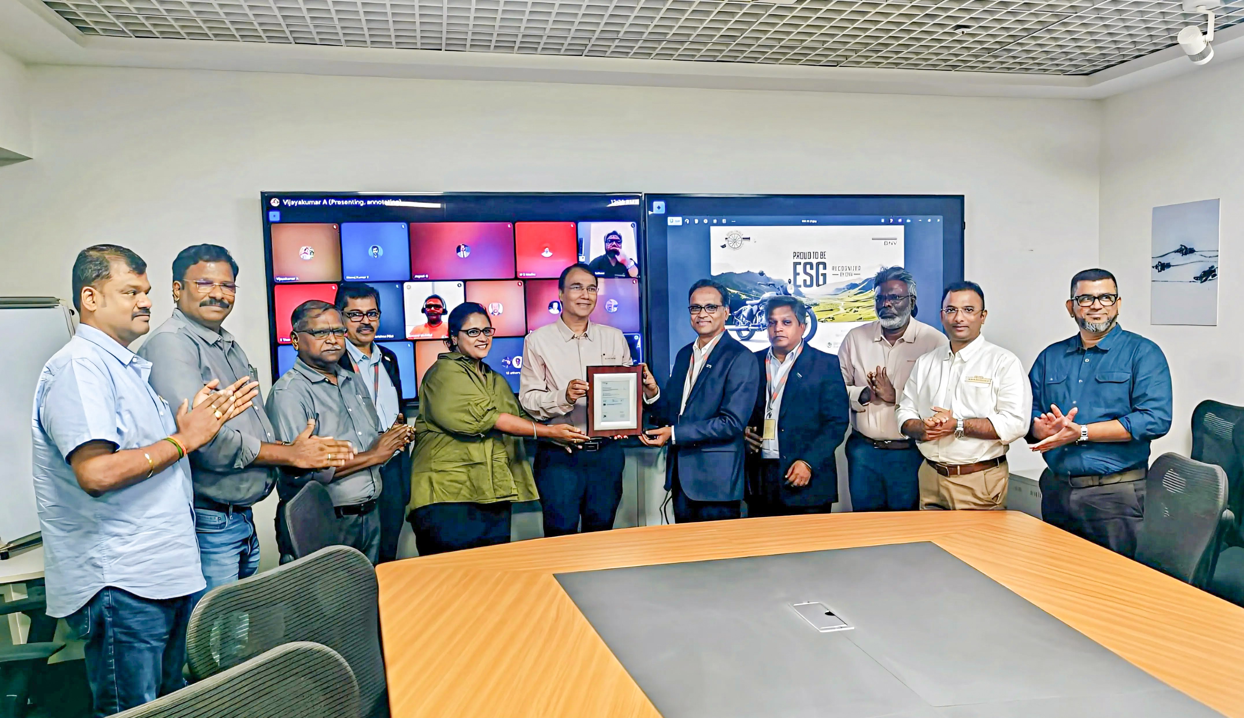 Royal Enfield receives DNV ESG Recognition