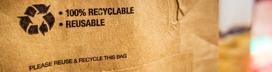 Recyclable paper bag
