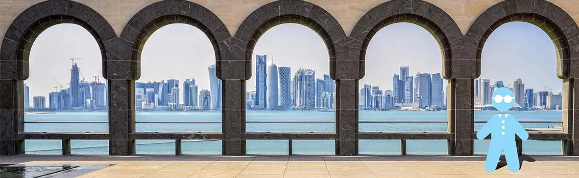 Doha skyline, Quatar