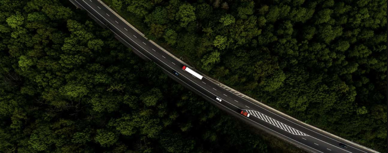 Aerial shots of buildings and intersections